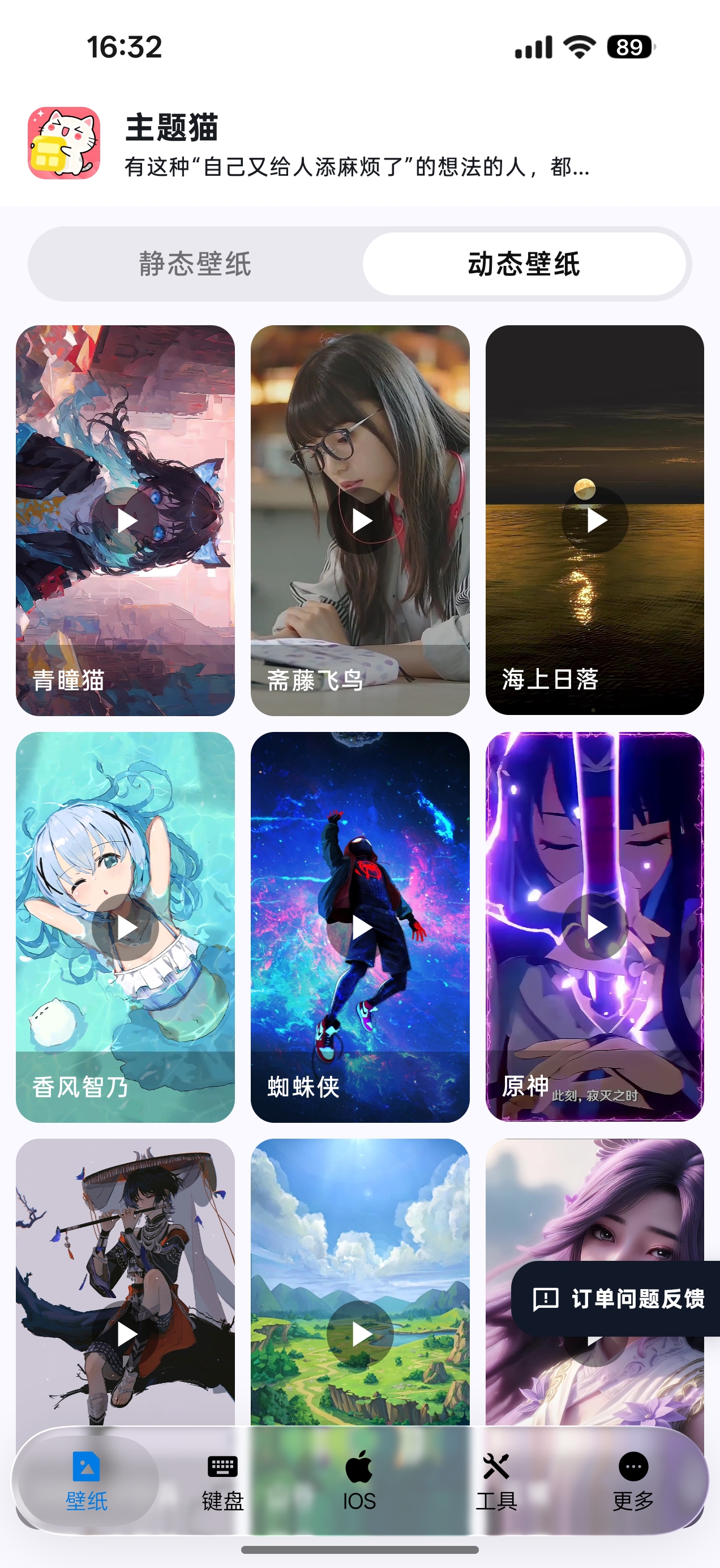 主题猫动态壁纸预览
